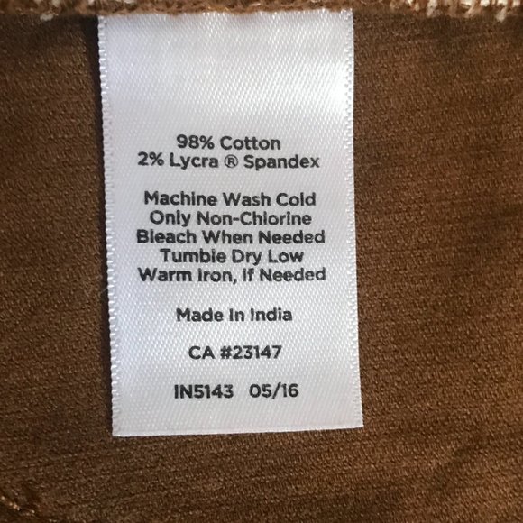 Brown corduroy flared pants - Talbot's - Picture 5 of 8